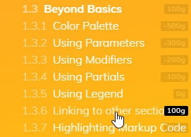 Image of section weights